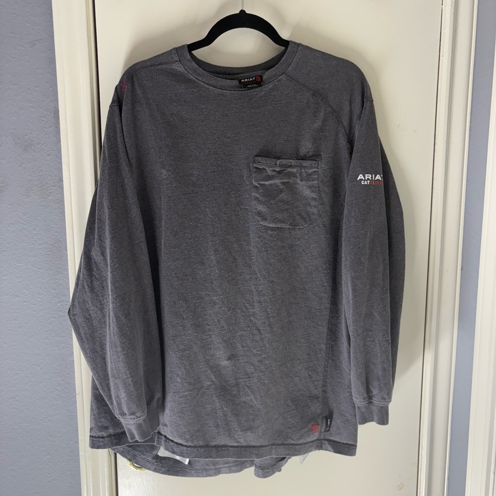 Ariat FR CAT 2 Gray Men’s Long Sleeve Shirt XL